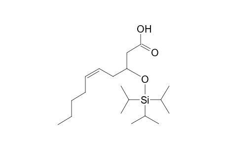 (Z)-3-triisopropylsilyloxydec-5-enoic acid
