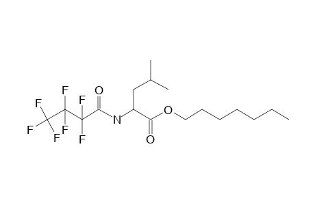 L-Leucine, N-heptafluorobutyryl-, heptyl ester