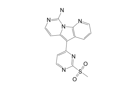 9-AMINO-5-(2-METHANESULFONYLPYRIMIDIN-4-YL)-PYRIDO-[3',2':4,5]-PYRROLO-[1,2-C]-PYRIMIDINE