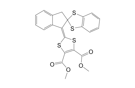 1-[(4',5'-bis(Methoxycarbonyl)-1',3'-dithiafulven-2'-yl)methyl]-2-spiro[(1',3'-dithiabenzo[4',5'-a]fulvene)-]indane