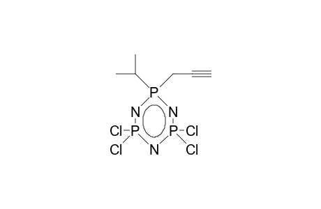 1-Isopropyl-1-(2-propynyl)-tetrachloro-phosphacene