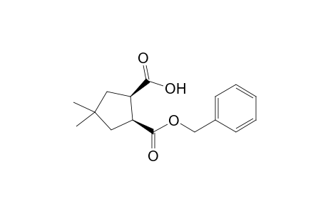 (1R,2S)-cis-2-Benzyloxycarbonyl-4,4-dimethylcyclopentane-1-carboxylic acid