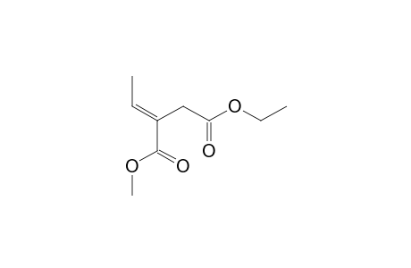 syn-2-Ethylidene-butanedioic acid, 4-ethyl 1-methyl ester