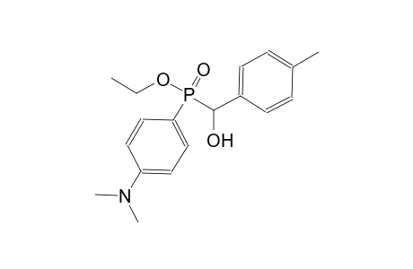 ethyl 4-(dimethylamino)phenyl[hydroxy(4-methylphenyl)methyl]phosphinate
