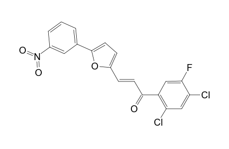 1-(2,4-Dichloro-5-fluorophenl)-3-[5-(m-nitrophenyl)-2-furyl)-2-propen-1-one