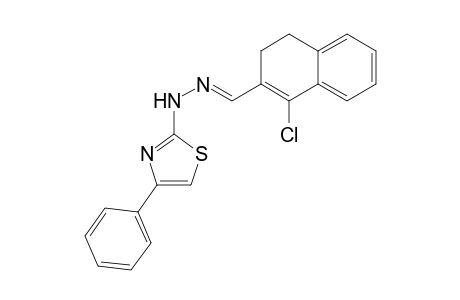 N-((4-Chloro-1,2-dihydronaphthalen-3-yl)-methylene)-N'-(4-phenylthiazol-2-yl)hydrazine
