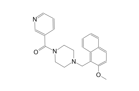 1-[(2-methoxy-1-naphthyl)methyl]-4-(3-pyridinylcarbonyl)piperazine