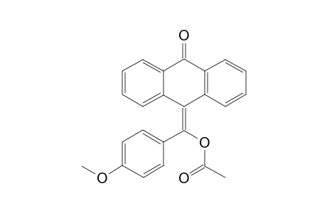 9-(.alpha.-Acetoxyanisylidene)anthrone