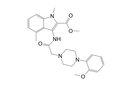 methyl 3-({[4-(2-methoxyphenyl)-1-piperazinyl]acetyl}amino)-1,4-dimethyl-1H-indole-2-carboxylate