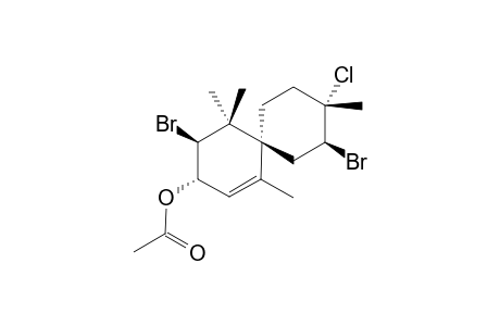 2,10-DIBROMO-3-CHLORO-7-CHAMIGREN-9-OL-ACETATE