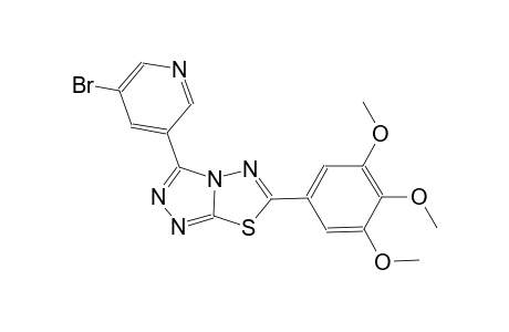 [1,2,4]triazolo[3,4-b][1,3,4]thiadiazole, 3-(5-bromo-3-pyridinyl)-6-(3,4,5-trimethoxyphenyl)-