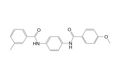 N-{4-[(4-methoxybenzoyl)amino]phenyl}-3-methylbenzamide