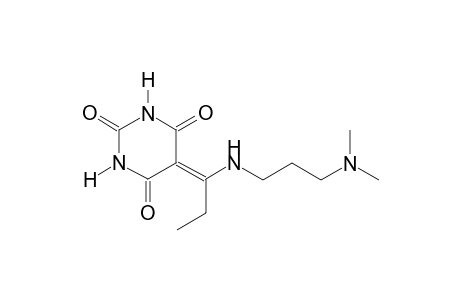 5-(1-{[3-(dimethylamino)propyl]amino}propylidene)-2,4,6(1H,3H,5H)-pyrimidinetrione