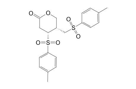 (4R,5R)-4-(4-methylphenyl)sulfonyl-5-[(4-methylphenyl)sulfonylmethyl]-2-oxanone
