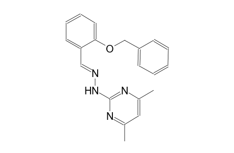 2-(benzyloxy)benzaldehyde (4,6-dimethyl-2-pyrimidinyl)hydrazone