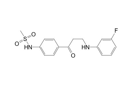 Methanesulfonamide, N-[4-[3-[(3-fluorophenyl)amino]-1-oxopropyl]phenyl]-