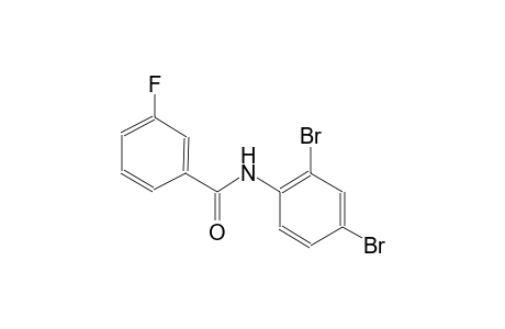 N-(2,4-dibromophenyl)-3-fluorobenzamide