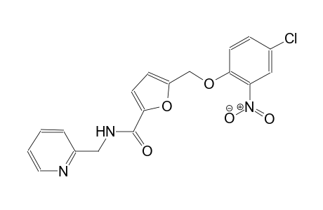 5-[(4-chloro-2-nitrophenoxy)methyl]-N-(2-pyridinylmethyl)-2-furamide