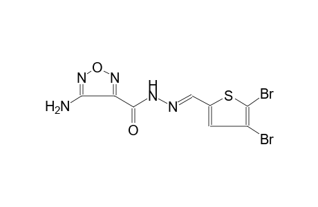 4-amino-N'-[(E)-(4,5-dibromo-2-thienyl)methylidene]-1,2,5-oxadiazole-3-carbohydrazide