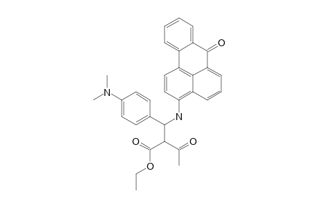 3-OXO-2-[(7-OXO-7H-BENZO-[DE]-ANTHRACEN-3-YLAMINO)-(4-DIMETHYLAMINO-PHENYL)-METHYL]-BUTYRIC-ACID-ETHYLESTER