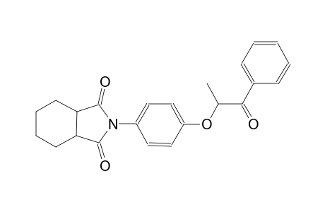 1H-isoindole-1,3(2H)-dione, hexahydro-2-[4-(1-methyl-2-oxo-2-phenylethoxy)phenyl]-