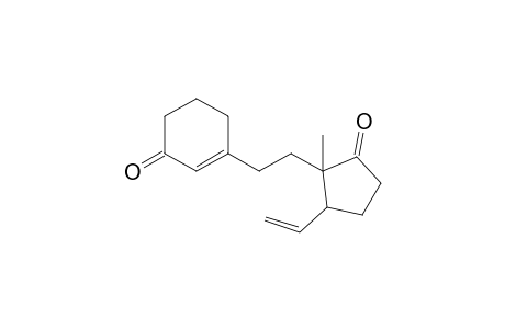 3-[2-(1-Methyl-2-oxo-5-vinylcyclopentyl)ethyl]cyclohex-2-enone