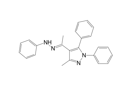 Ethanone, 1-(3-methyl-1,5-diphenyl-1H-pyrazol-4-yl)-, phenylhydrazone