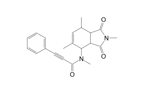 N-(2,3,3a,4,7,7a-Hexahydro-2,4,6-trimethyl-1,3-dioxo-1H-isoindol-7-yl)-N-methyl-3-phenylpropiolamide