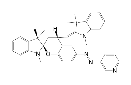 6-[AZO-(3)-PYRIDYNYL]-4-(2-METHYLENE-1,3,3-TRIMETHYLINDOLINE-2'-YL)-1',3',3'-TRIMETHYLSPIRO-[3,4-DIHYDRO-(2H-1-BENZOPYRAN)-2,2'-INDOLINE];DC-4