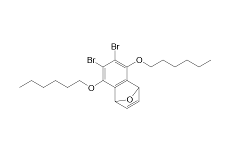 6,7-Dibromo-5,8-bis(hexyloxy)-1,4-dihydro-1,4-epoxynaphthalene