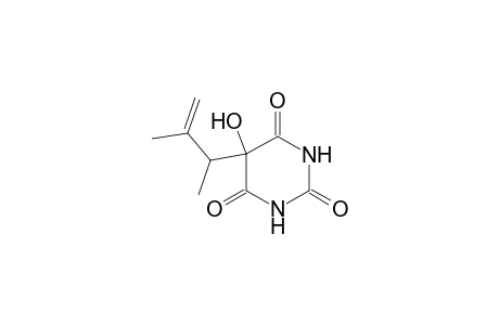 3-(5-Hydroxy-2,4,6-trioxohexahydropyrimidin-5-yl)-2-methyl-1-butene