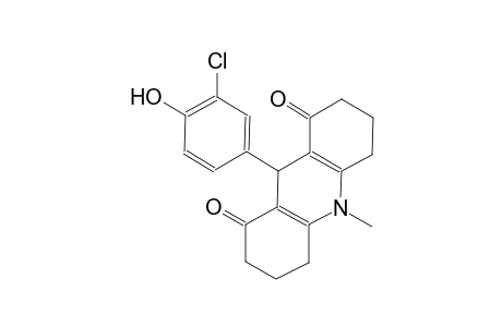 1,8(2H,5H)-acridinedione, 9-(3-chloro-4-hydroxyphenyl)-3,4,6,7,9,10-hexahydro-10-methyl-