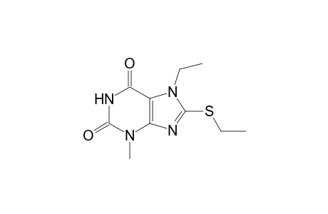 7-Ethyl-8-(ethylsulfanyl)-3-methyl-3,7-dihydro-1H-purine-2,6-dione