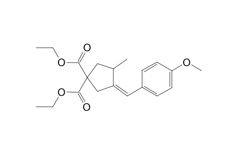 Diethyl-(Z)-3-(4-Methoxybenzylidene)-4-methylcyclopentane-1,1-dicarboxylate