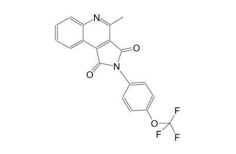 4-methyl-2-[4-(trifluoromethoxy)phenyl]-1H-pyrrolo[3,4-c]quinoline-1,3(2H)-dione