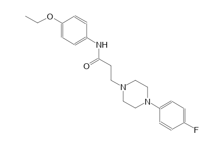 1-piperazinepropanamide, N-(4-ethoxyphenyl)-4-(4-fluorophenyl)-