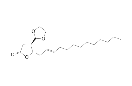 (4R,5S)-4-(1,3-dioxolan-2-yl)-5-[(E)-tridec-2-enyl]-2-oxolanone