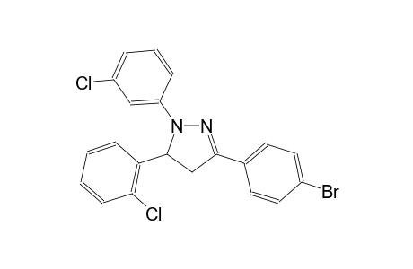 1H-pyrazole, 3-(4-bromophenyl)-5-(2-chlorophenyl)-1-(3-chlorophenyl)-4,5-dihydro-