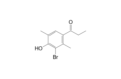 3'-bromo-2',5'-dimethyl-4'-hydroxypropiophenone