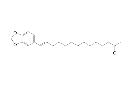 2-Oxo-14-(3',4'-methylenedioxyphenyl)-trans-13-tetradecene