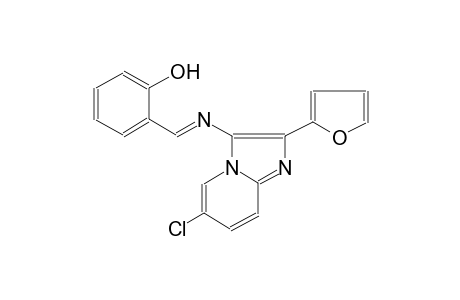 phenol, 2-[(E)-[[6-chloro-2-(2-furanyl)imidazo[1,2-a]pyridin-3-yl]imino]methyl]-