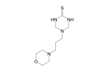 1,3,5-Triazine-2(1H)-thione, tetrahydro-5-[3-(4-morpholinyl)propyl]-