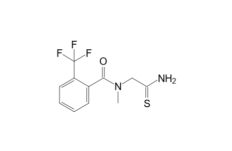 N-(2-amino-2-sulfanylideneethyl)-N-methyl-2-(trifluoromethyl)benzamide