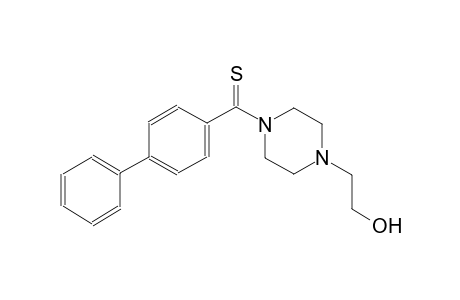 2-[4-([1,1'-biphenyl]-4-ylcarbothioyl)-1-piperazinyl]ethanol