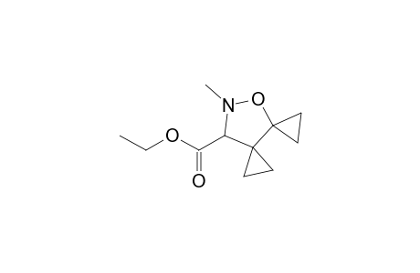 8-Methyl-9-(ethoxycarbinyl)-7-oxa-8-azadispiro[2.0.2.3]nonane