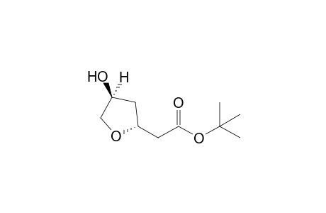 t-Butyl syn-(2R,4S)-3-hydroxytetrahydrofuran-2-acetate