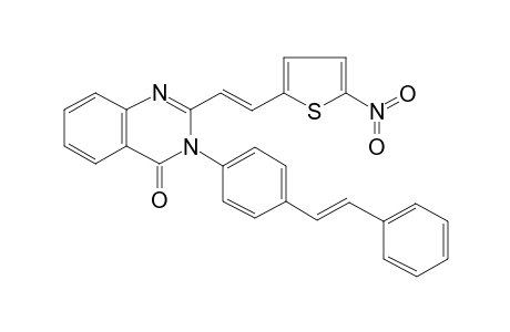 2-[2-(5-nitro-2-thienyl)ethenyl]-3-{4-[2-phenylethenyl]phenyl}-4(3H)-quinazolinone
