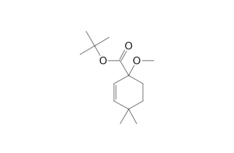 2-Cyclohexen-1-carboxylic acid, 4,4-dimethyl-1-methoxy-, t-butyl ester