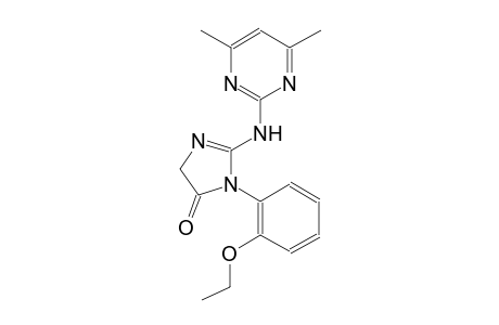 2-[(4,6-dimethyl-2-pyrimidinyl)amino]-3-(2-ethoxyphenyl)-3,5-dihydro-4H-imidazol-4-one