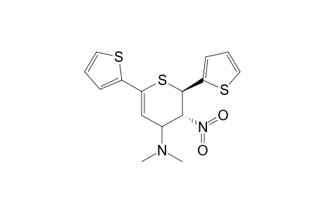 (2R,3R)-4-(Dimethylamino)-3-nitro-2,6-bis(2'-thienyl)-3,4-dihydro-2H-thiopyran